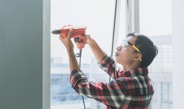home, maintenance, apartment, tools, safety, glass, building, architecture, working