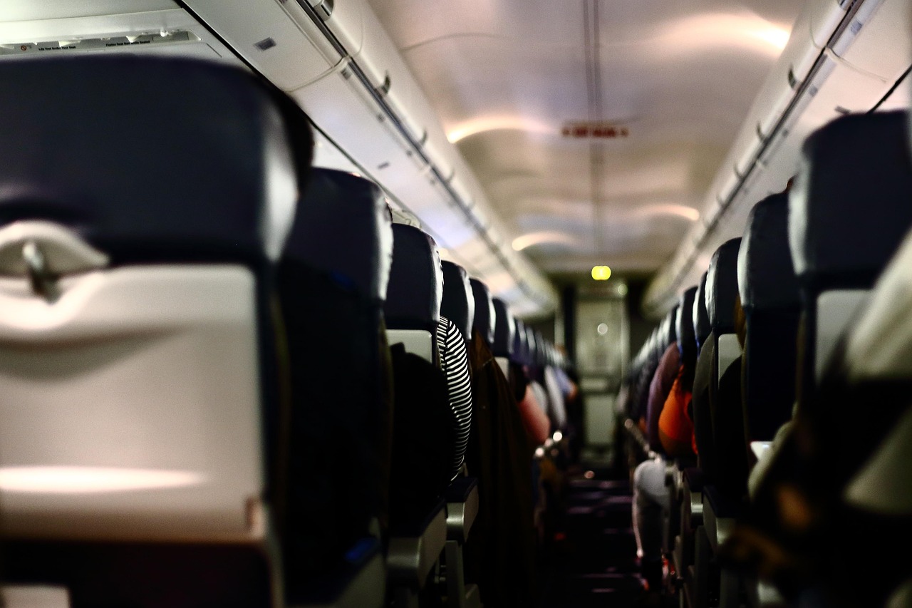 transportation system, travel, plane, subway system, indoors, seating, transportation, passenger