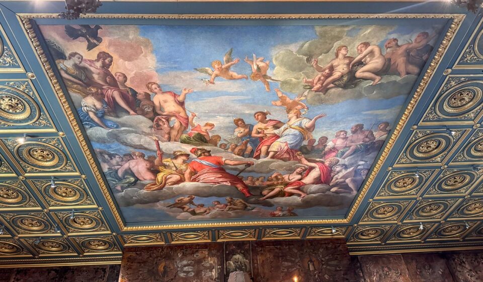 museum, ceiling, painting, palace, design, artistic