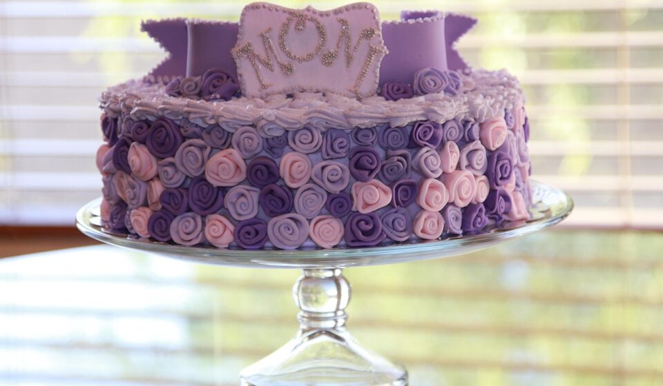 cake, birthday cake, happy birthday, sweet, beautiful, pink, purple, dessert, food, torte