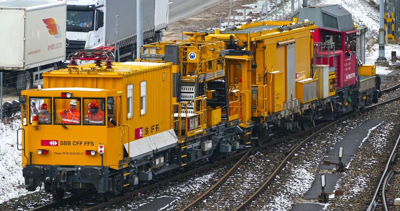 traffic, railroad, maintenance vehicle, rails, winter, tracks, industry, measurements, engineer, train driver, sbb, train driver, train driver, train driver, train driver, train driver