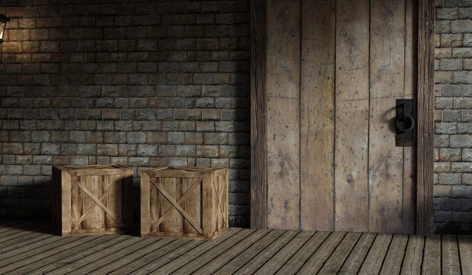 stone wall, wooden floor, wooden door, floor, inner space, wooden box, space, wooden floorboards, house, attic, fantasy, grim, vintage, wooden floor, wooden floor, wooden box, wooden box, attic, attic, attic, attic, attic