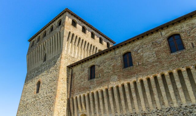 castle of torrechiara, italy, 15th century, castle, parma, facade, architecture, 15th century, parma, parma, parma, parma, parma